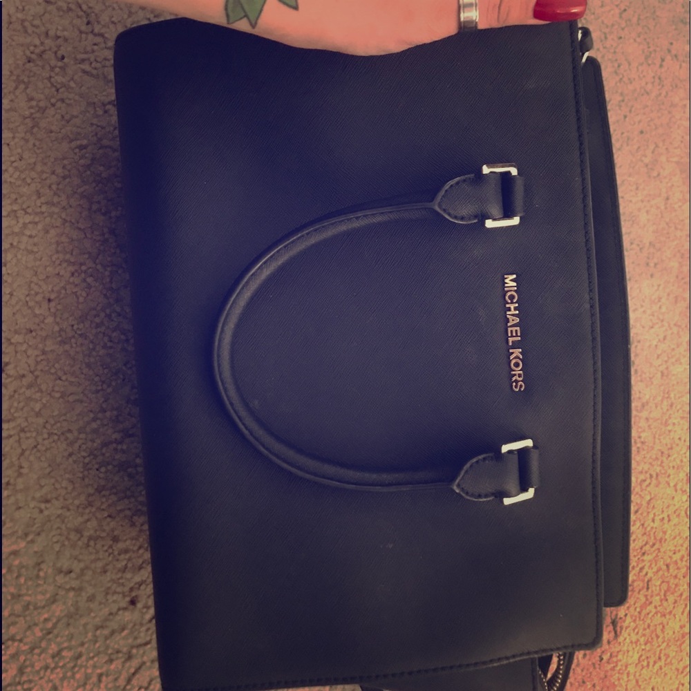 Michael Kors Black Hand Bag